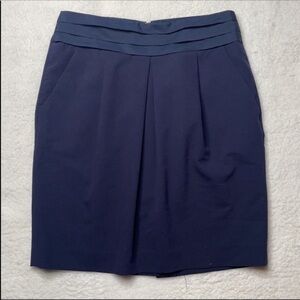 Gap Skirt pleated Royal Blue Stretch Work Career  
Size 2